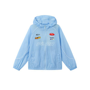 PUMA | Sun Protection Light Weight Hooded Zipper Jacket for Boys