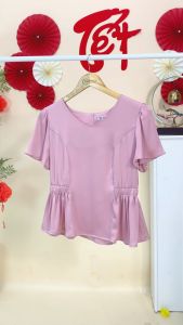 Áo thiết kế thanh lịch chất liệu Lụa cao cấp AN4L0623 Thời trang Thiều Hoa