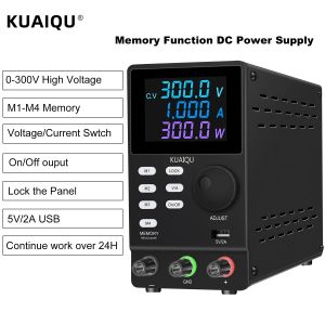 KUAIQU Programmable Lab Power Supply 30V 5A 30V 10A 60V 5A 120V 3A With Sets Memory Function Regulated Bench Variable Power Supplies Encoder Adjustment Power Output Switch