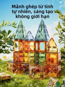 QIAOLEXIONG | Educational Magnetic Tiles Building Toy with Nature Window Design