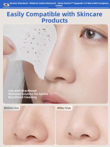CHUBEISHI | Hydrating Acne-fighting T-zone Stretchable Facial Pads