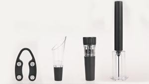 Wine Opener Air Pump Pressure Vacuum Wine Bottle Corkscrew Stainless Steel Pin Type Cork Out Tool Wine Opener Bar Accessories