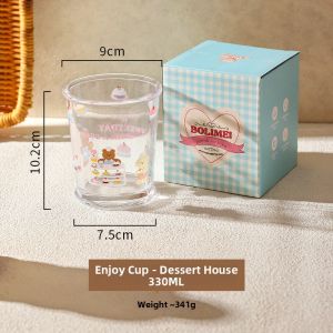 Aesthetic Home Glass Cup