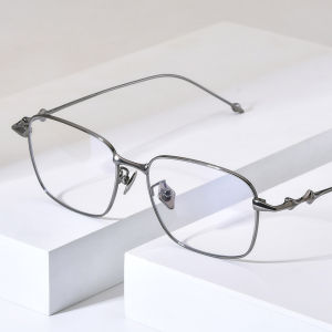 NIANZHEN hợp kim titan Kính mắt khung người đàn ông vuông thiết kế thương hiệu kính phụ nữ siêu nhẹ trọng lượng mắt kính hoài cổ kính 702