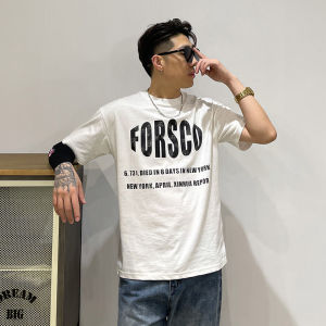 Large Size 300 Pounds Mens T-Shirt Short Sleeve Cotton Letter Print Casual Summer Top Half Sleeve round Neck Sweatshirt