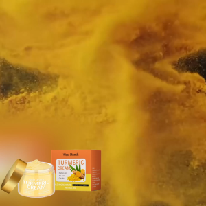 West&Month Turmeric Face Cream 50g brightens skin fades dark spots anti-aging reduces wrinkles firms skin moisturizes and hydrates beauty and skincare - COD
