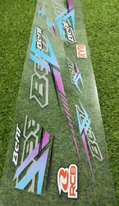 Striping Beat Fi Lis Bahan Bening Sticker Transparan Maxdecal Uv