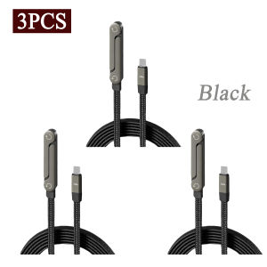 1pcs 2pcs 3pcs 2-IN-1 USB-C Cable Foldable SmartPhone Holder 240W Fast Charging Data Cable Phone Charge Bracket PD Cable