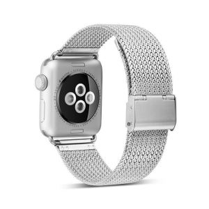 Milanese Stainless Steel Metal Watch Strap Band Replacement Watchband For Apple iWatch Series Strap 40 44 38 42 41 45mm 49mm