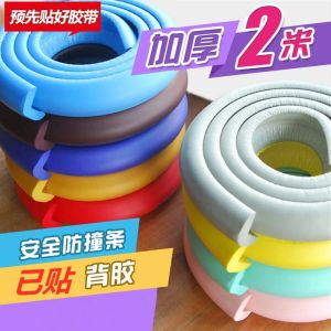 Child Safety Foam Corner Protectors Table Edge Guard Wall Corner Bumper Soft round Edge Anti-Collision Foam for Nursery