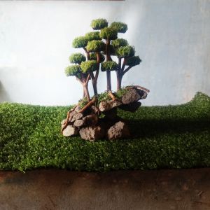 bonsai mini sintetis aquarium aquascape tema (empat )