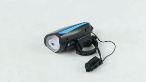 COD TaffLED Lampu Depan Sepeda Klakson LED Outdoor Waterproof USB Charger Cree XPG 1200mAh 250 Lumens / Lampu Sepeda Depan Super Terang Plus Klakson / Lampu depan Sepeda Tahan air - 7588