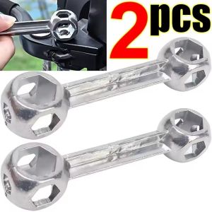 Metal Hexagonal Wrench 6~15mm Car Bicycle Hexagonal Screw Installation Disassembly Tool Multi Purpose Sleeve Bone Shaped Wrench