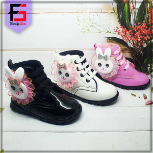 Sepatu Boots Tali Anak Perempuan Variasi Boneka Lucu / Sepatu Boots Anak Balita Cewek Boneka Rabbit
