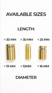 KGS Gold Advertising Bolts Stainless Steel | 1 pc | Advertising Tools | Signages