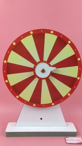 Lucky Wheel vòng quay trúng thưởng 18 ô 2 màu may mắn diệu kỳ làm event giảm giá trò chơi quà tặng giáo cụ dạy học