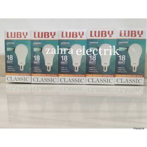 BOHLAM LED LUBY CAHAYA PUTIH PAKET 10 PCS 18W