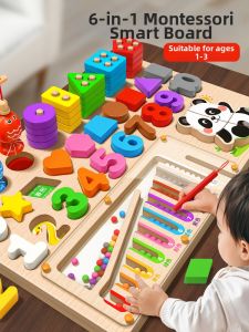 STARRY ARK | Educational Fishing Toy for 1-3 Year Olds Brain Development Wooden Gift for Boys and Girls