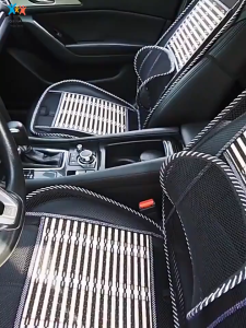 2026 เบาะรองนั่งรถเย็น ระบายความร้อนชั้นดี 🧊 ดามเอวแน่น นั่งขับทางไกลก็สบาย 👨💼​หมดปัญหาปวดหลัง!