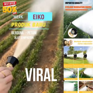 Nozel / spuyer / Ujung semprotan sprayer elektrik kuningan - Adjustable / dapat diatur kerapatan dan daya semprot