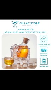 [Xiaomi Pinztea] Bộ bình chén uống rượu thủy tinh cao cấp 6 in 1