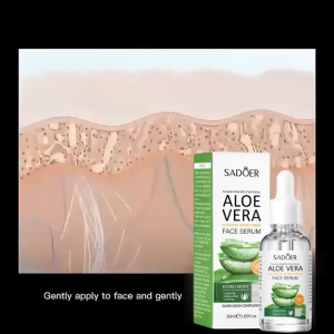 SADOER Aloe Vera Gel Bayar di Tempat Soothing Moisturizing serum Collagen Vitamin Pelembab Kulit Wajah 30ml