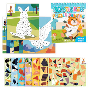 3D DIY Cartoon Sticker Puzzles