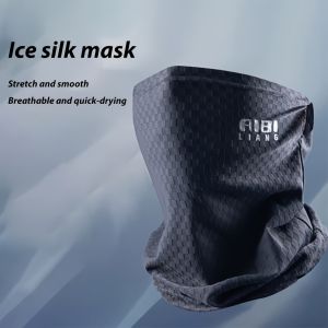 WRELS | Cycling Mask Summer Breathable Anti-UV Ice Silk Riding Mask Quick-Dry Sweat-Wicking Motorcycle Hiking Neck Cover Face Mask