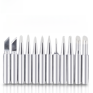 Trắng Đèn 900m Mỏ Hàn Đầu Nhiệt Độ Không Đổi Trạm Hàn Đầu Dao Uốn Cong Sắc Nét Ngựa Móng Vuốt Một Từ Miệng