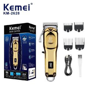 Kemei KM-2628 Professional Hair Trimmer Cordless Adjustable Hair Clipper Salon Electric Razor Rechargeable Powerful Motor