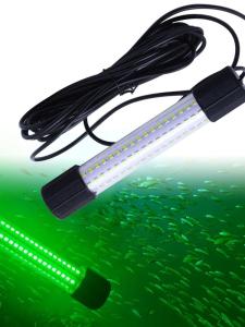 Portable Waterproof Fishing Light USB Underwater Attract Fish Lamp Green Light White Light Night Fishing Lamp High Brightness Light