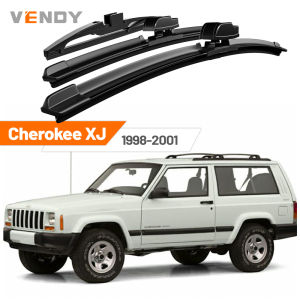 Bộ Gạt Mưa Kính Chắn Gió Trước & Sau Jeep Cherokee XJ 1998-2001 Chất Liệu Cao Su Phụ Kiện Giúp Tầm Nhìn Rõ Ràng