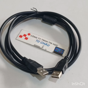 Cáp Link USB 2.0 / Cáp 2 đầu USB đực dài 1.5m (USB 2.0 AM - AM Cable Màu Đen)