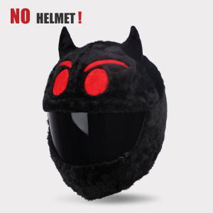 Festival Cartoon Hat Cap Motorcycle Helmet Cover Innovative Bicycle Helmet Cover Outdoor Fun Personalized Christmas Demon Devil