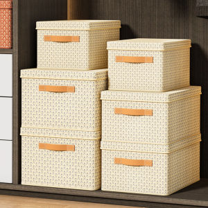 Clothing Quilt Storage Box Foldable Lidded PP Board