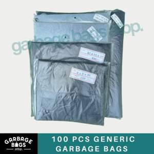 100PCS Trash Bags Garbage Bags (S M L XL XXL) | Cheap Affordable Generic Garbage Bag for Home Kitchen Office