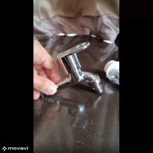 Kran Air Engkol Stainless Steel 1/2 Inch Tembok Keran Dinding Wastafel Kamar Mandi Mesin Cuci Piring