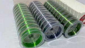 เอ็นตกปลา KOMI Viscous ยาว 100 เมตร ยาวต่อเนื่องได้ คุณภาพดี เอ็นโหลด เหนียวนุ่ม