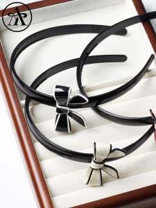 Zhao Lusi Liu Yifei Same Style Bows Headband Female Fancy French Style Classic Style Thin Headband Hairpin Hair Ornaments