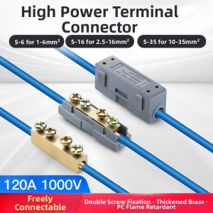 kuicc | Spliceable High Power Brass Terminal Block