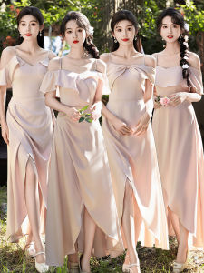 Elegant and Stylish Bridesmaid Dress for Spring and Autumn Slimming