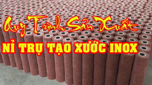 Nỉ Trụ Tạo Xước Thô Mịn Inox Nỉ Trụ Lẫn Nhám Nhám Trụ Trụ Cao Su Tạo Xước Inox 100mm Đa Dạng Các Độ Mịn