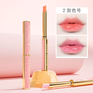 Small Thin Tube Temperature-Sensitive Color Changing Lip Balm Lipstick Long-Lasting Moisturizing Non-Fading Moisturizing Female Student Special Good-looking