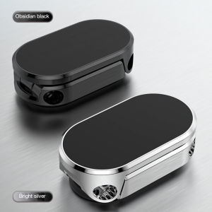 กระจกหน้ารถแบบแม่เหล็กพับได้อเนกประสงค์โทรศัพท์มือถือขาตั้งโลหะผสมสังกะสีกันลื่นหมุนได้360 สำหรับรถสำนักงาน