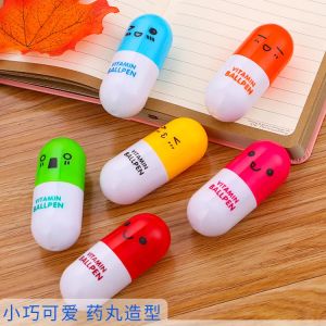 10 Chiếc Sáng Tạo Kính Thiên Văn Thu Gọn Bộ Bút Thuốc Sinh Viên Văn Phòng Phẩm Bút Bi Với Thiết Kế Viên Nang Giải Thưởng Vui Nhộn Bút Gel Thời Trang