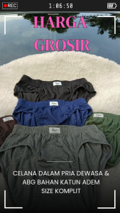 6 Pcs 55 RIBU Celana Dalam Pria Dewasa CD Cowok Sempak Cowok Mens Underwear Celana Dalam Pria Segitiga Size M L XL XXL Bahan TC Katun Adem