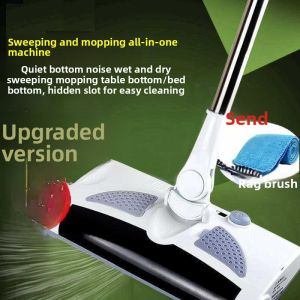 Wireless Handheld Electric Steam Mop Vacuum Cleaner Two-In-One Automatic Floor Sweeping Machine for Home Use