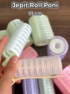 Jepit Roll Poni Aksesoris Rambut Wanita Volumizing Curler Roll Hair Clip Jepit Rambut Rol Keriting Heatless