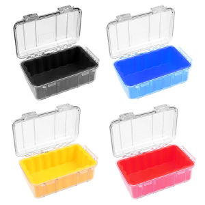 EDC Waterproof Box Transparent Color Plastic Moisture-Proof Miniature Safety Box Three-Proof Mobile Phone Box Outdoor River Tracing Protection