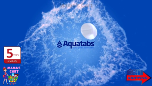 AQUATABS WATER PURIFICATION TABLET - EXPIRY 10/2030 67mg Sold per Tablet